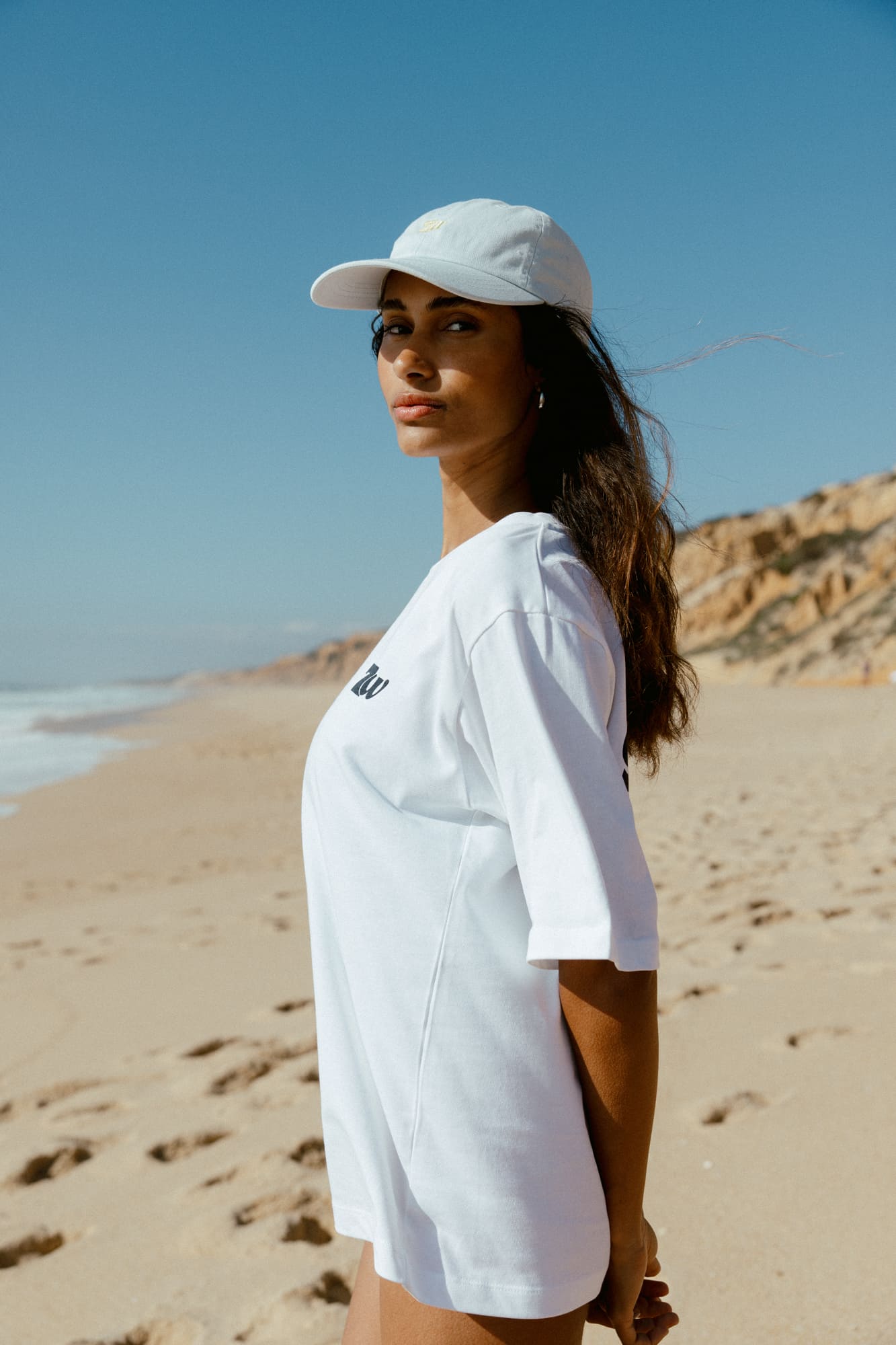 Beach cap light blue